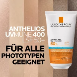 Anthelios UV Mune 400 Hydratisierende Gesicht + Körper Milch LSF 50+ mit Mexoryl 400, Vitamin E und Glycerin><noscript><img width=