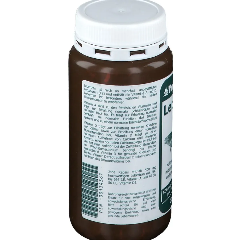 Lebertran 500 mg> Clearance