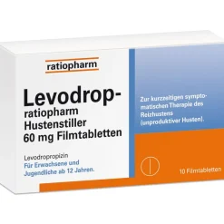 Levodrop- Hustenstiller 60 mg Filmtabletten|ratiopharm New