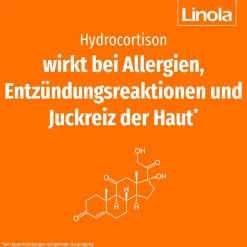 Linola Akut 0,5% - Hydrocortison Creme bei leicht entzündeter Haut, Sonnenbrand oder Mückenstichen| Online