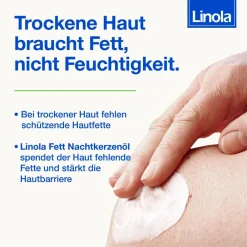 Linola Fett Nachtkerzenöl – pflanzliches Arzneimittel für trockene, raue Haut und bei Neurodermitis><noscript><img width=