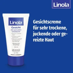 Linola Gesicht - Gesichtscreme für sehr trockene, juckende und gereizte Haut|Linola Gesichtscreme Best