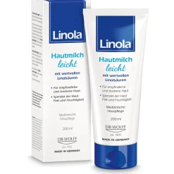 leicht - Leichte Körperlotion für empfindliche und trockene Haut>Linola Hautmilch Clearance