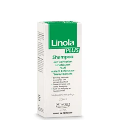 PLUS Shampoo - Haarpflege für juckende, brennende oder gereizte Kopfhaut|Linola Outlet