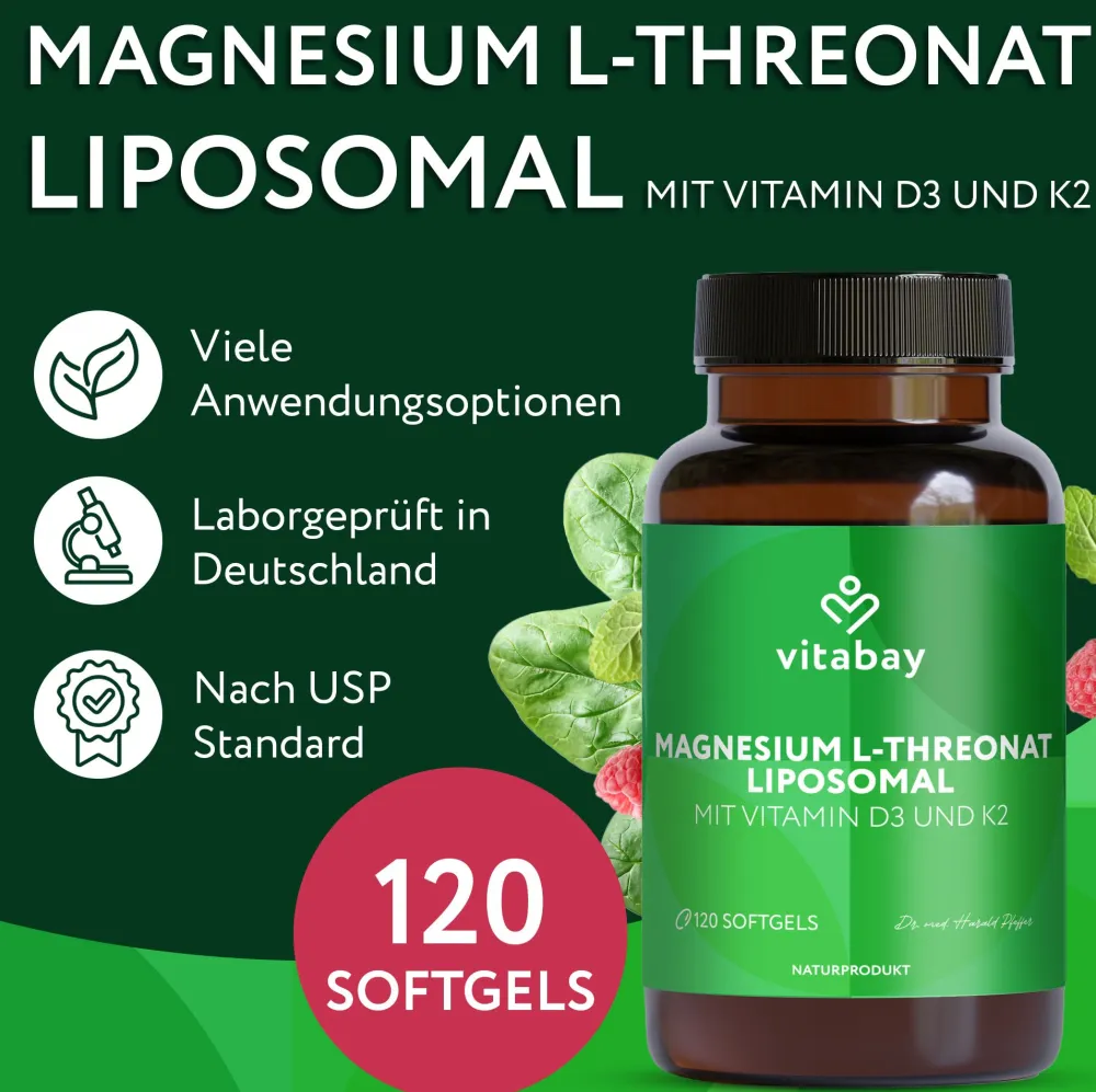 Liposomales Magnesium-L-Threonat 1000 mg| Clearance