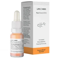 LipoVibes Vitamin D3 K2 - „Sonnenvitamin“ mit wichtiger Funktion|LIPO VIBES New