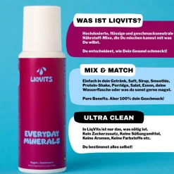 LiqVits Everyday Minerals (Eisen + Spurenelemente) Konzentrat| New