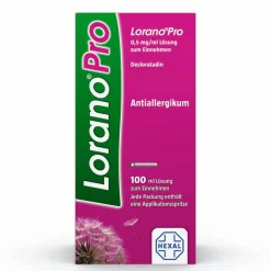Lorano®Pro bei Allergie - 0,5 mg/ml Lösung zum Einnehmen - Bei allergischen Reaktionen|