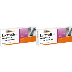 Loratadin-ratiopharm® 10 mg Tabletten bei Allergien> Discount