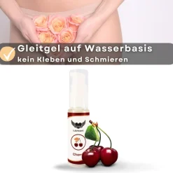 - Gleitgel mit Geschmack Erdbeere, Kirsche, Schokolade, Passionsfrucht im Set 120ml|LOVELYNESS Discount