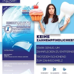 Lovely Smile WHITE-STRIPS Bleaching Stripes Zahnaufhellung-Streifen><noscript><img width=