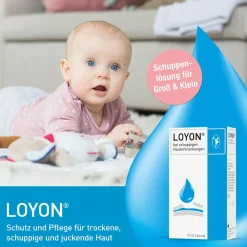 LOYON bei Schuppenflechte, Milchschorf und Kopfgneis><noscript><img width=
