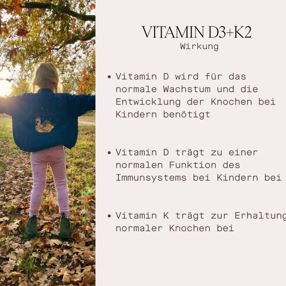 LUNARY Kids Vitamin D3+K2 Tropfen Vegan> Hot