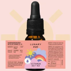 LUNARY Kids Vitamin D3+K2 Tropfen Vegan><noscript><img width=