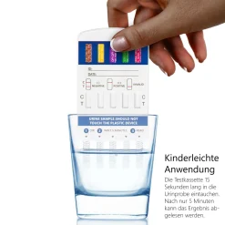 Drogenschnelltest für 10 Drogenarten - Urin Drogentest Multi 10 - Testkassette><noscript><img width=
