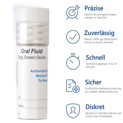 Speichel Drogenschnelltest zum Nachweis von 11 Drogen + Alkohol - Drogentest Multi 12><noscript><img width=