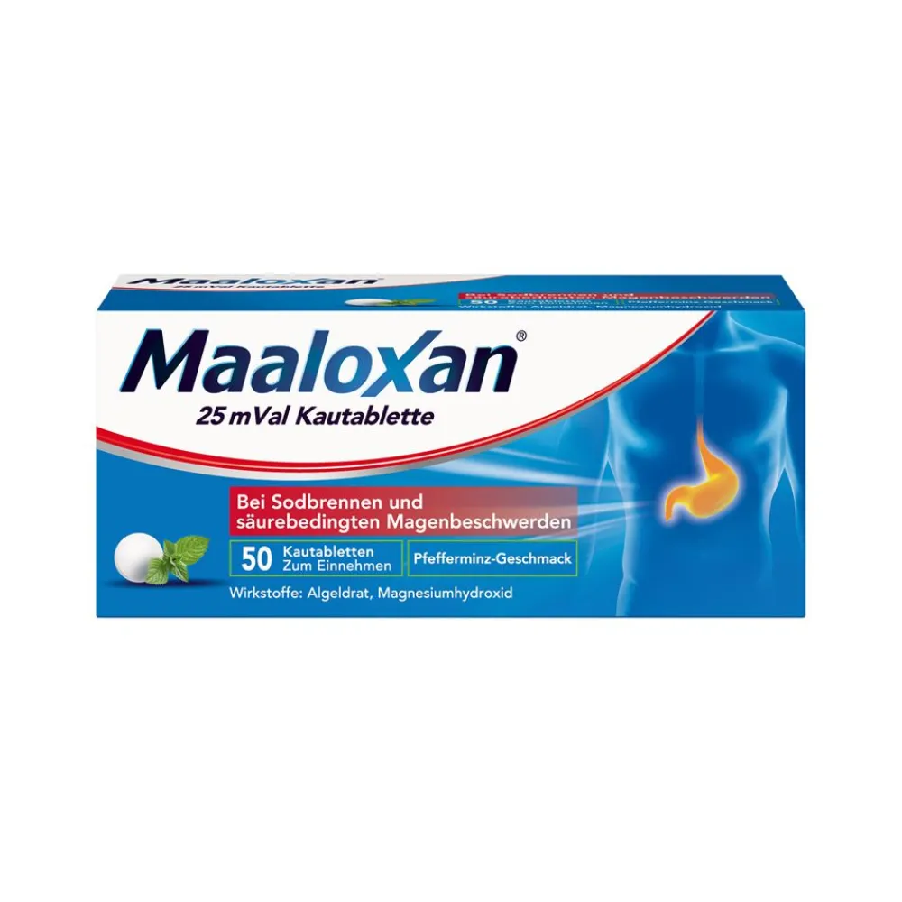 Kautabletten | Bei Sodbrennen & Magenschmerzen | Akuthilfe & Schutz|Maaloxan Online
