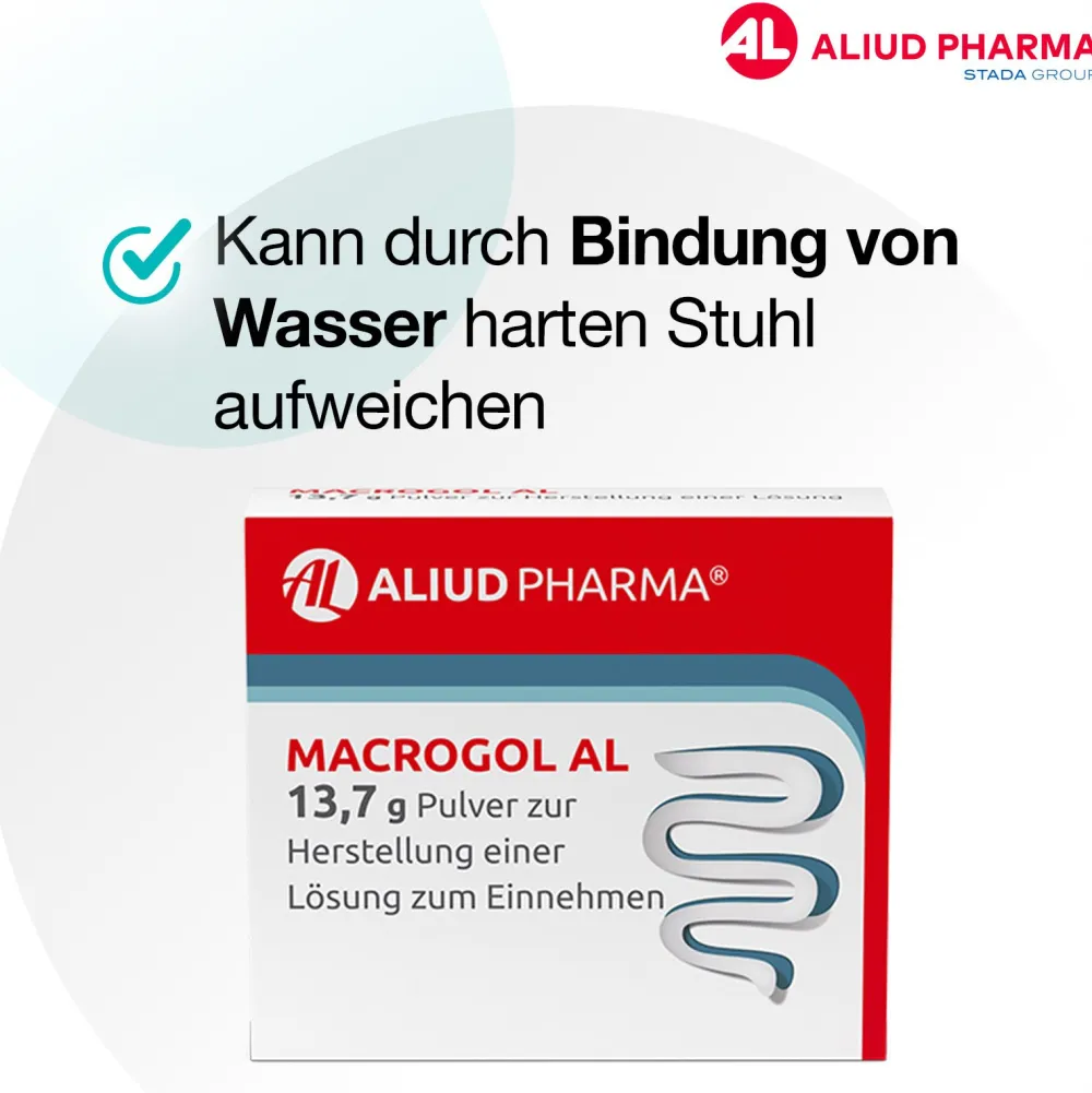 Macrogol AL 13,7 g Pulver bei Verstopfung> Discount