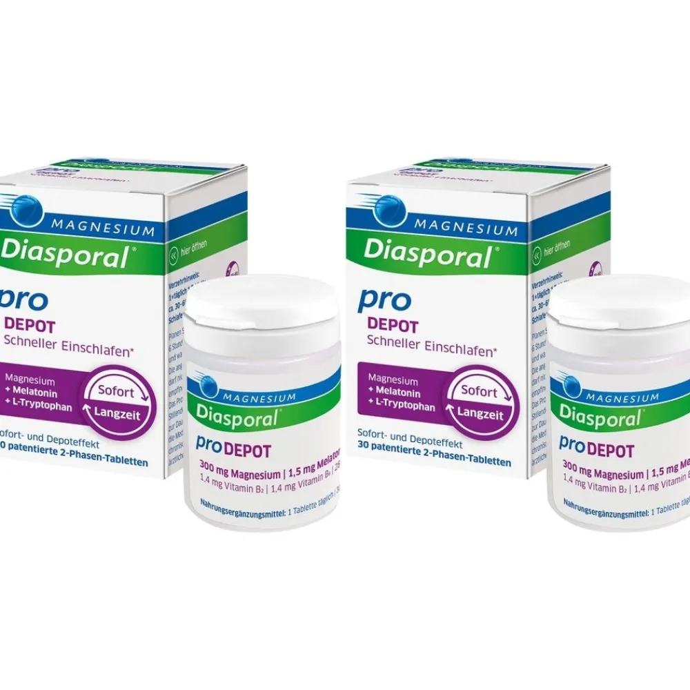 Magnesium-Diasporal pro DEPOT Schneller Einschlafen – Tabletten| Hot