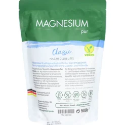 Magnesium pur Magenesiumhydrogencitrat Classic Nachfüllbeutel| New