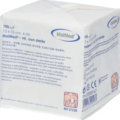 ® Vlieskompressen 10 x 10 cm unsteril>MaiMed Hot