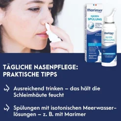 MARIMER Meerwasser Nasenspray isotonisch, Kinder & Erwachsene| Hot