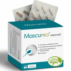 Fertilität | Kinderwunsch Vitamine für Männer | Folsäure & Aminosäuren|MASCUPRO Clearance