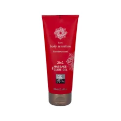 Massage- & Glide Gel 2 in 1 - Strawberry scent|