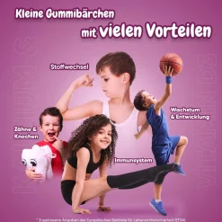 maxmedix Calcium & Vitamin D3 Gummibärchen für Kinder><noscript><img width=