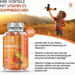 maxmedix Vitamin D3 Kinder Gummibärchen 1000 IE| Discount