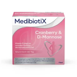 Cranberry & D-Mannose - für Blase, Abwehrkräfte & Vaginalflora mit Milchsäurebakterien>MedibiotiX New