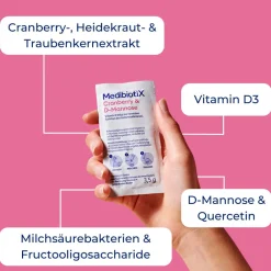 Cranberry & D-Mannose - für Blase, Abwehrkräfte & Vaginalflora mit Milchsäurebakterien><noscript><img width=
