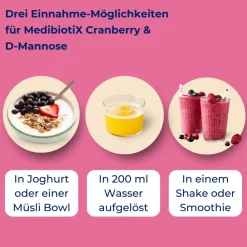 Cranberry & D-Mannose - für Blase, Abwehrkräfte & Vaginalflora mit Milchsäurebakterien><noscript><img width=