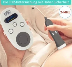 Medicalcorner24 Ultraschall Fetal-Doppler Grau| Best