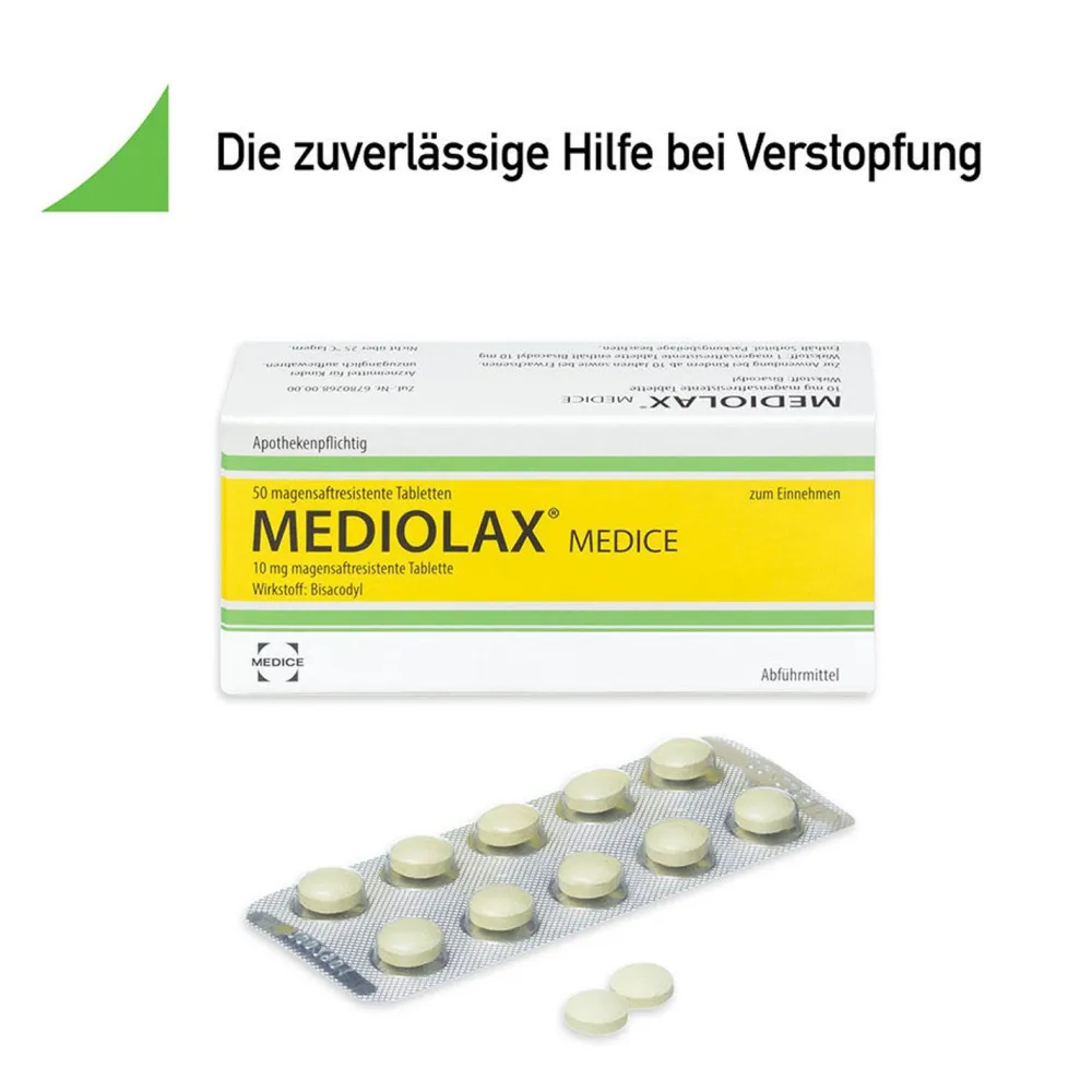 MEDIOLAX bei Verstopfungsbeschwerden> Discount