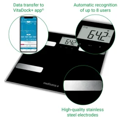 BS A41 connect Körperanalysewaage mit Smartphone App|Medisana Sale