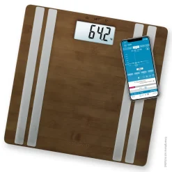 BS 552 connect Körperanalysewaage aus Bambus mit Smartphone App>Medisana Sale