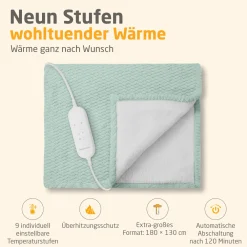 HB 417 - Heizdecke - savage green|Medisana Online
