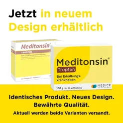 ® Tropfen bei ersten Anzeichen einer Erkältung>Meditonsin New