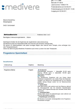 Labordiagnostik Progesteron Speicheltest|medivere Sale