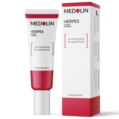 Medolin® Herpesgel - Herpescreme gegen Lippenherpes - Herpes Creme für gesunde Lippen| New