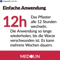 Medolin® Warzenpflaster 2er Set><noscript><img data-lazyloaded=
