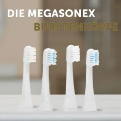 Megasonex Ersatzbürstenkopf MB1 SOFT gezackt> New
