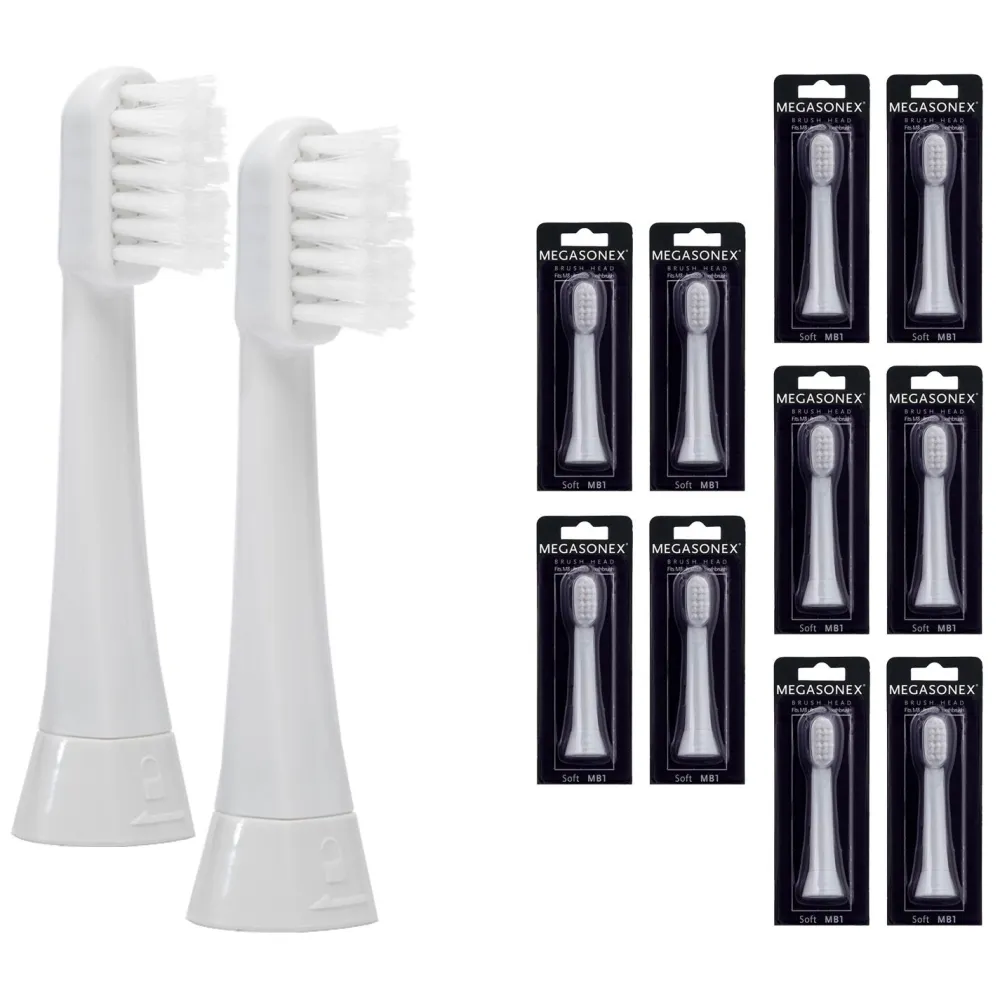 MEGASONEX MB5 soft-flach Bürstenköpfe| Discount