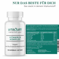 meinVitalium - reine Vitamin-B Komplex Kapseln| Outlet