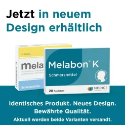 Melabon K bei Kopfschmerzen und Zahnschmerzen> Online