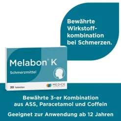 Melabon K bei Kopfschmerzen und Zahnschmerzen><noscript><img width=