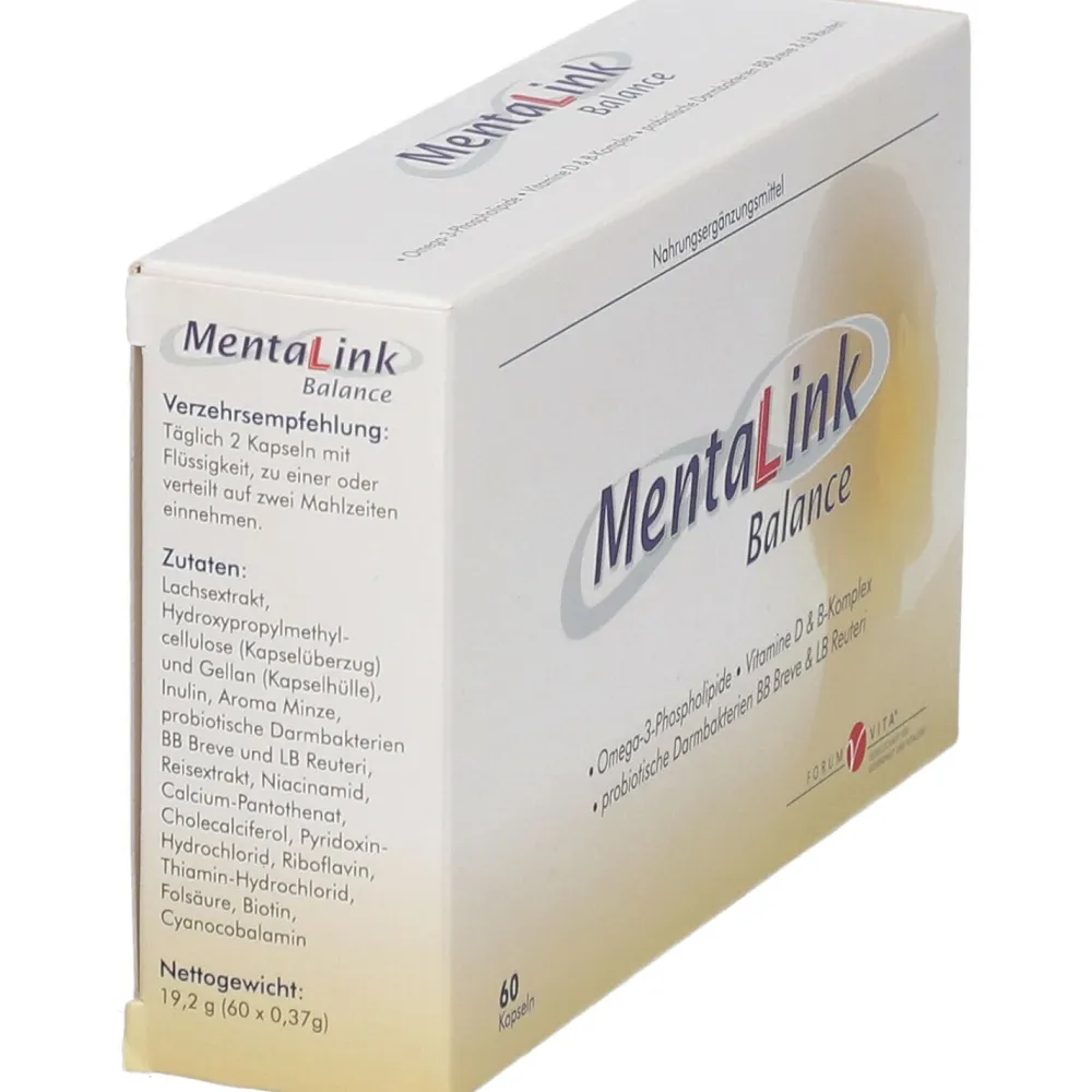 MentaLink Balance Omega 3 Darm-Hirn Achse - DHA EPA | Forum Vita®> Discount