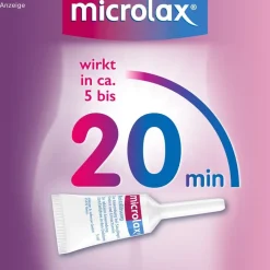 ® für Säuglinge & Kinder bis 6 Jahre bei Verstopfung mit kurzem Tubenhals|microlax Hot