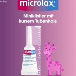 ® für Säuglinge & Kinder bis 6 Jahre bei Verstopfung mit kurzem Tubenhals|microlax Hot